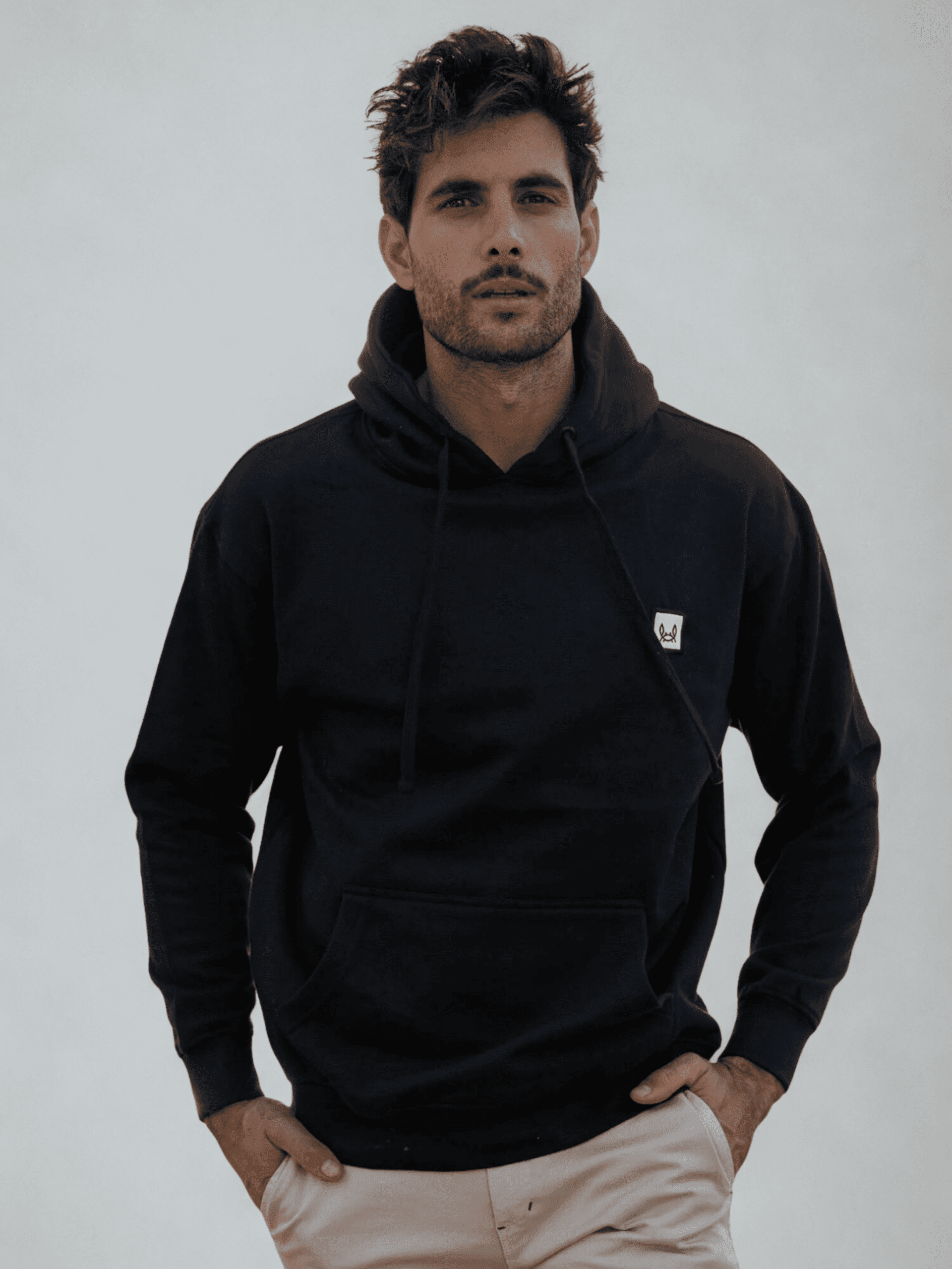 SUDADERA CAPUCHA PARCHE MARINO - 2