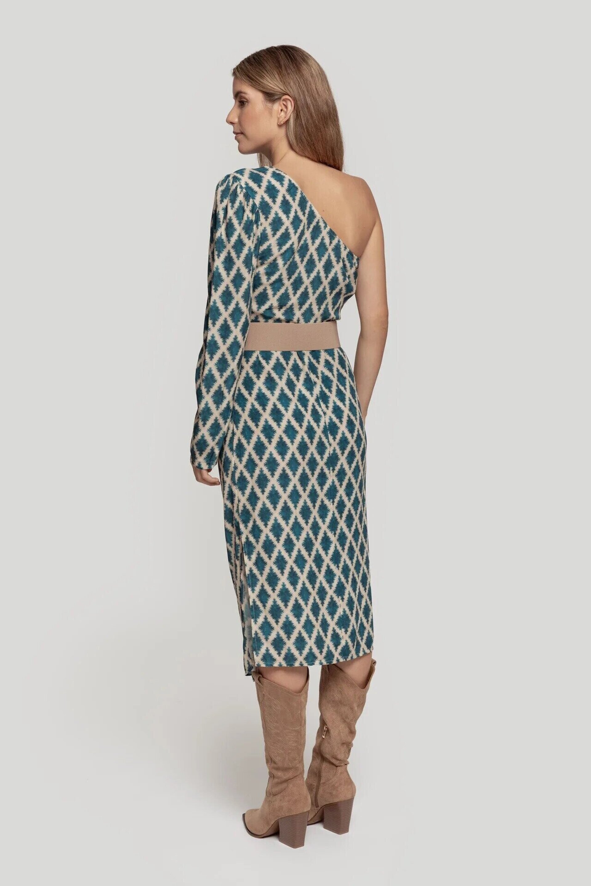 VESTIDO ASIMÉTRICO RECTO - 3