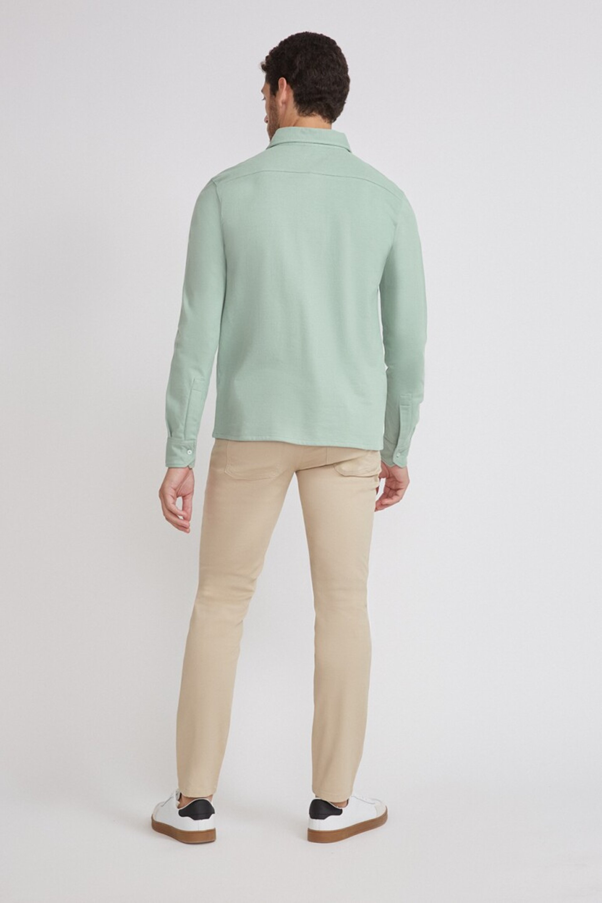POLO PIQUÉ M/LARGA EUCALIPTO - 6