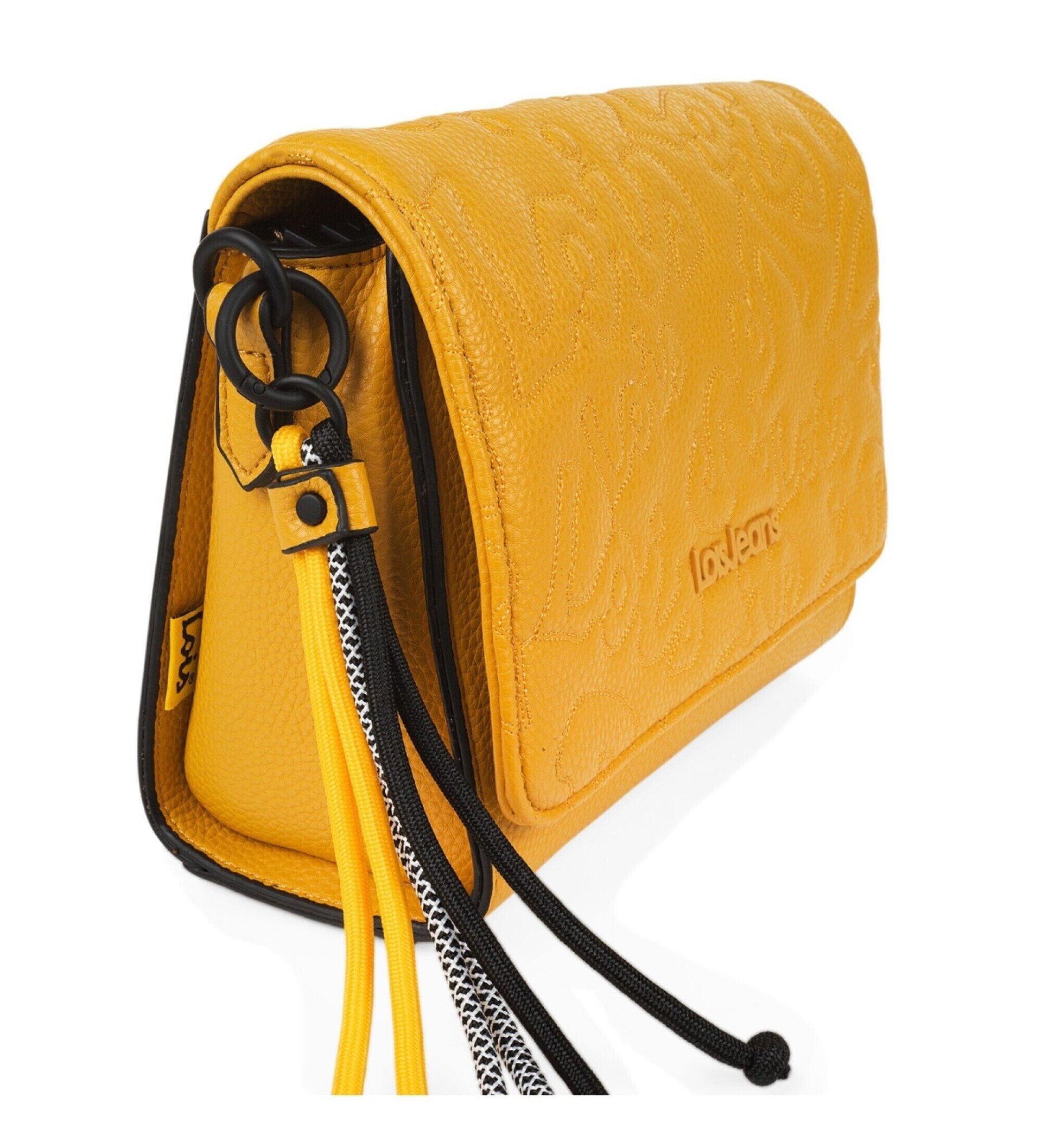 BOLSO BANDOLERA CON SOLAPA AMARILLO VANCOUVER LOIS - 4