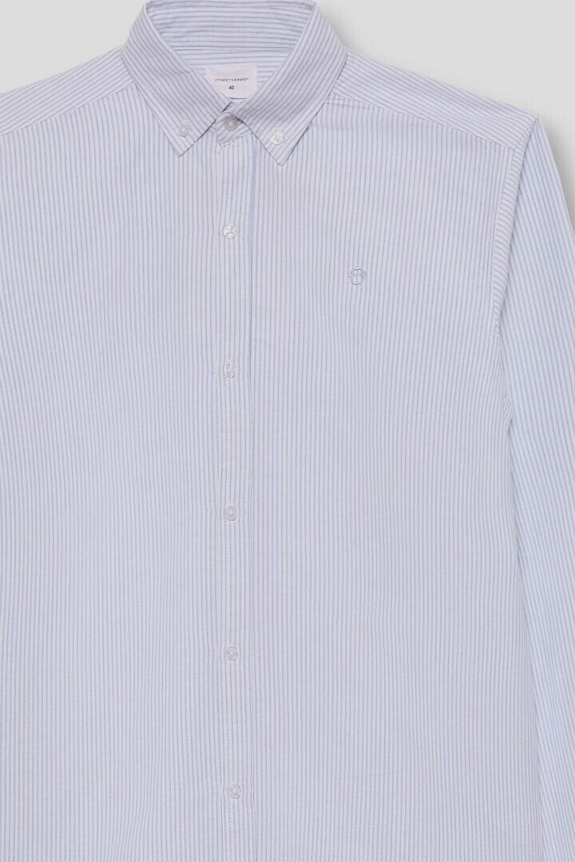 CAMISA OXFORD RAYA AZUL - 2
