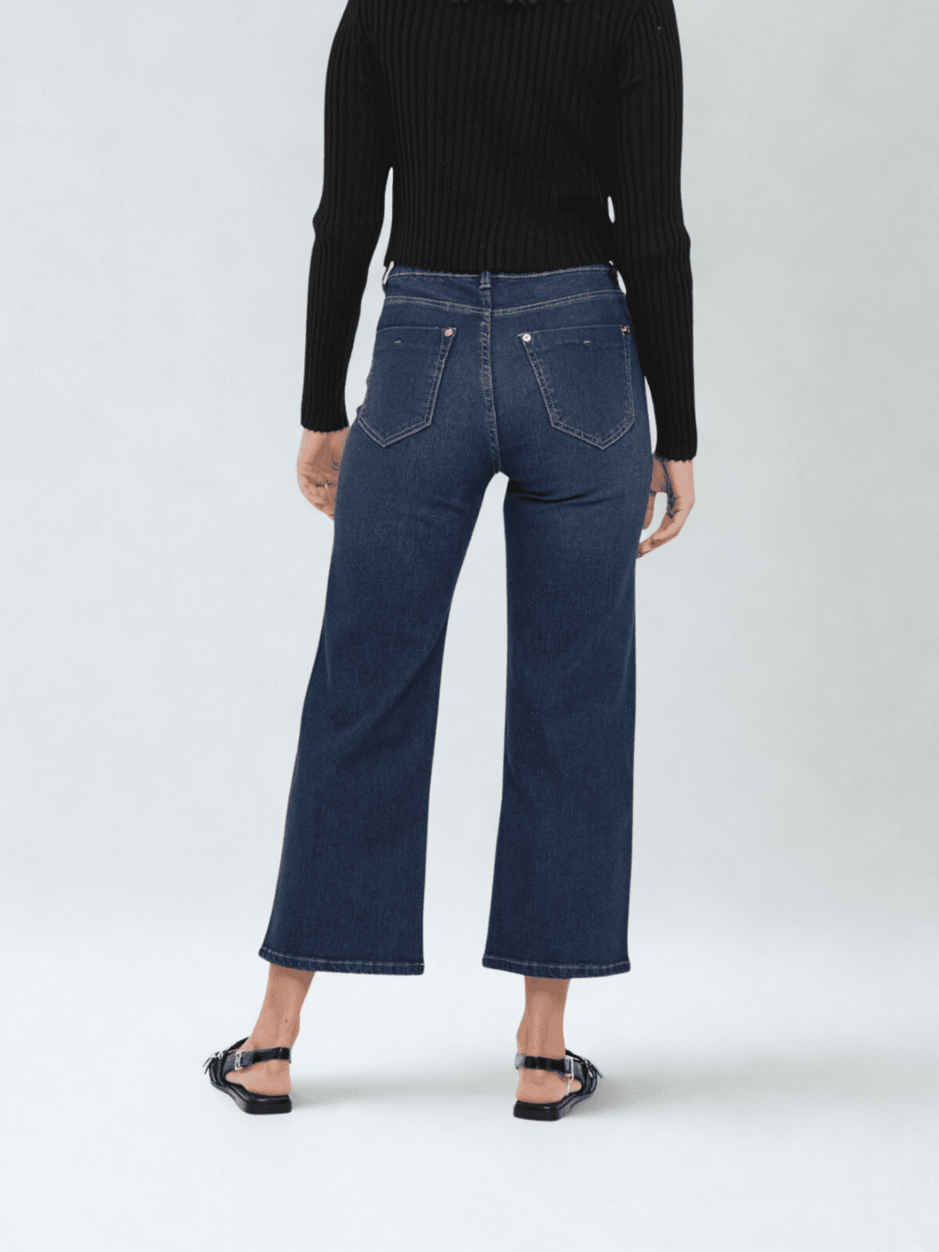 PANTALÓN DENIM FLOW OSCURO - 2