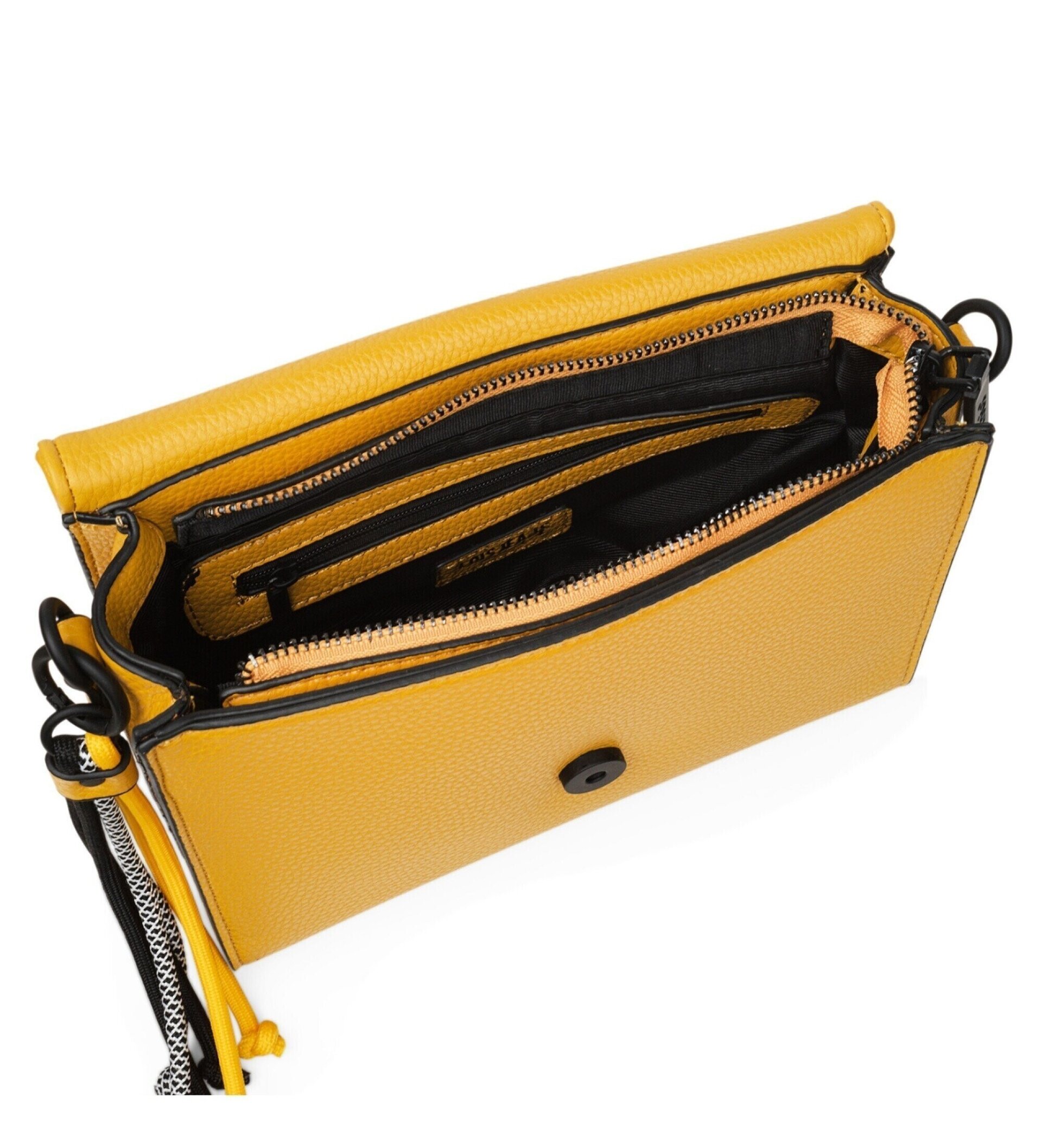 BOLSO BANDOLERA CON SOLAPA AMARILLO VANCOUVER LOIS - 2