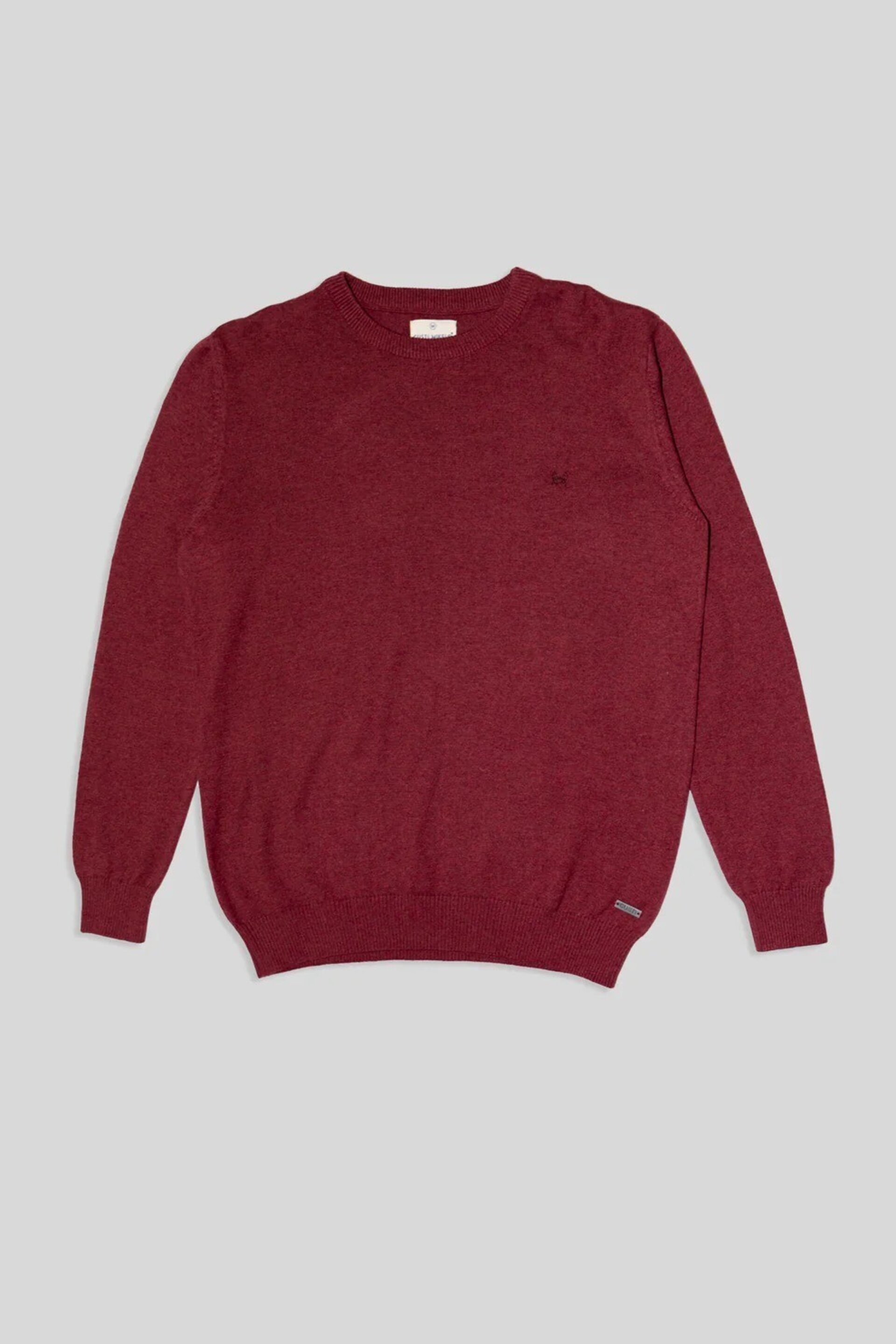 JERSEY CUELLO REDONDO BURDEOS - 3