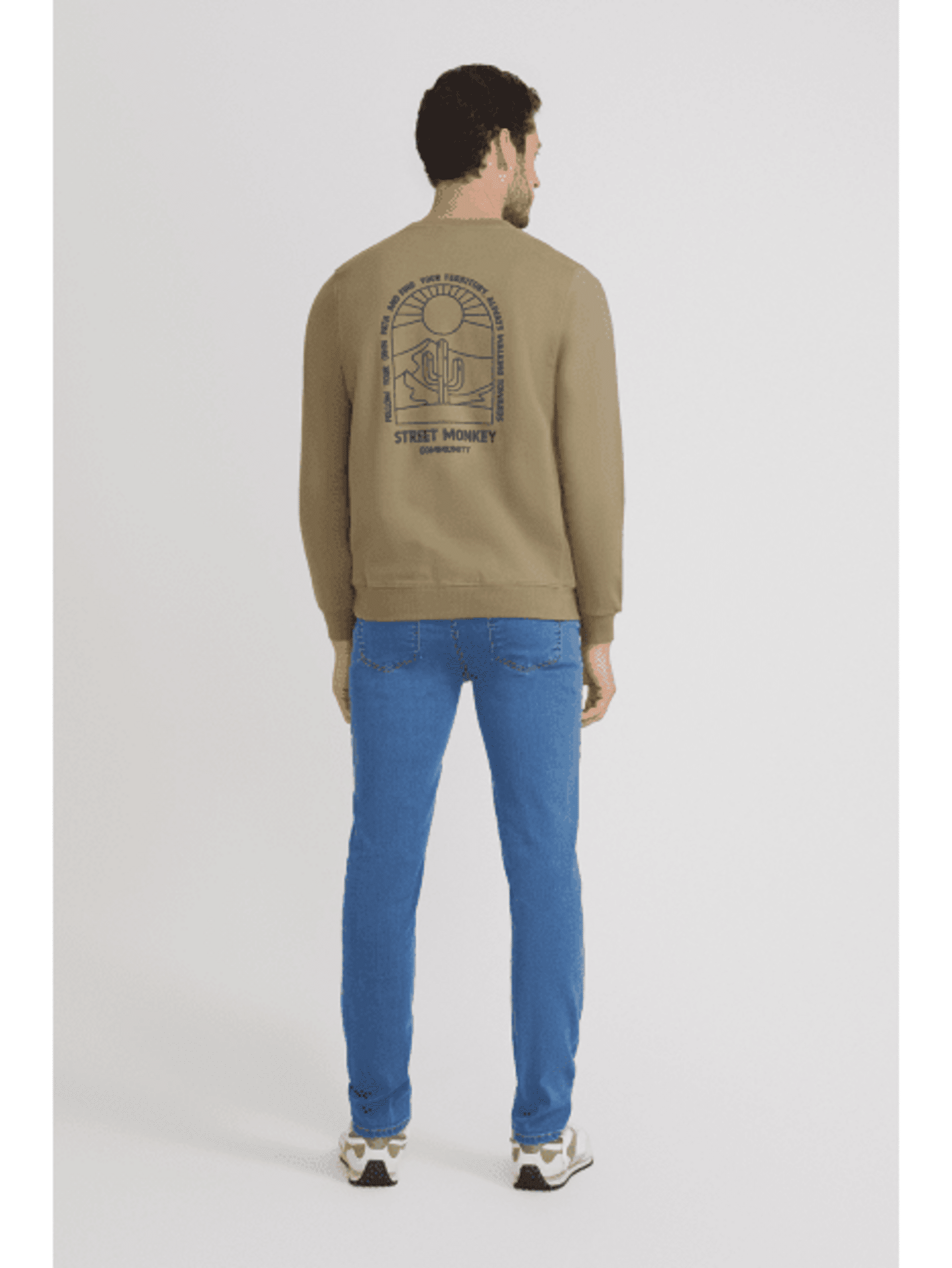 PANTALÓN DENIM MEDIO - 5