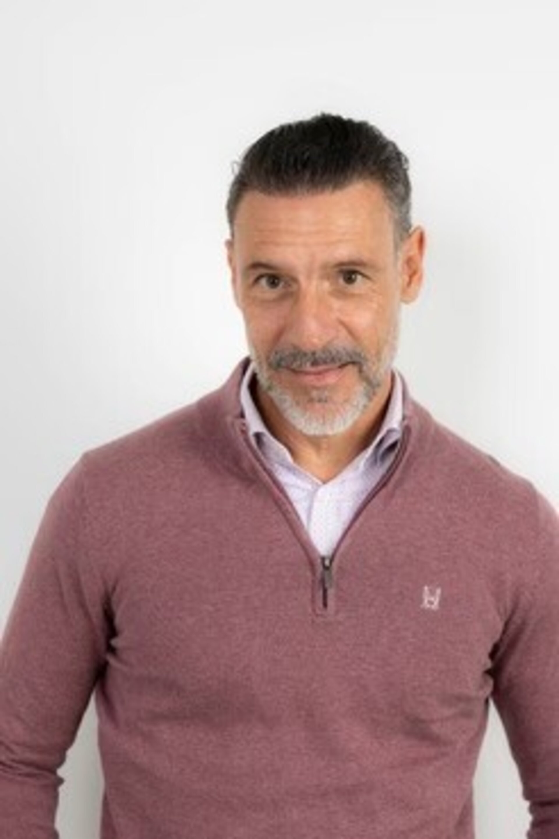 JERSEY MEDIA CREMALLERA GRANATE - 2